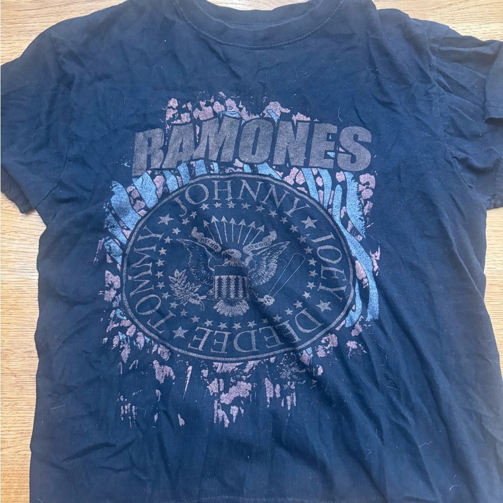 Ramones Black Graphic T-Shirt